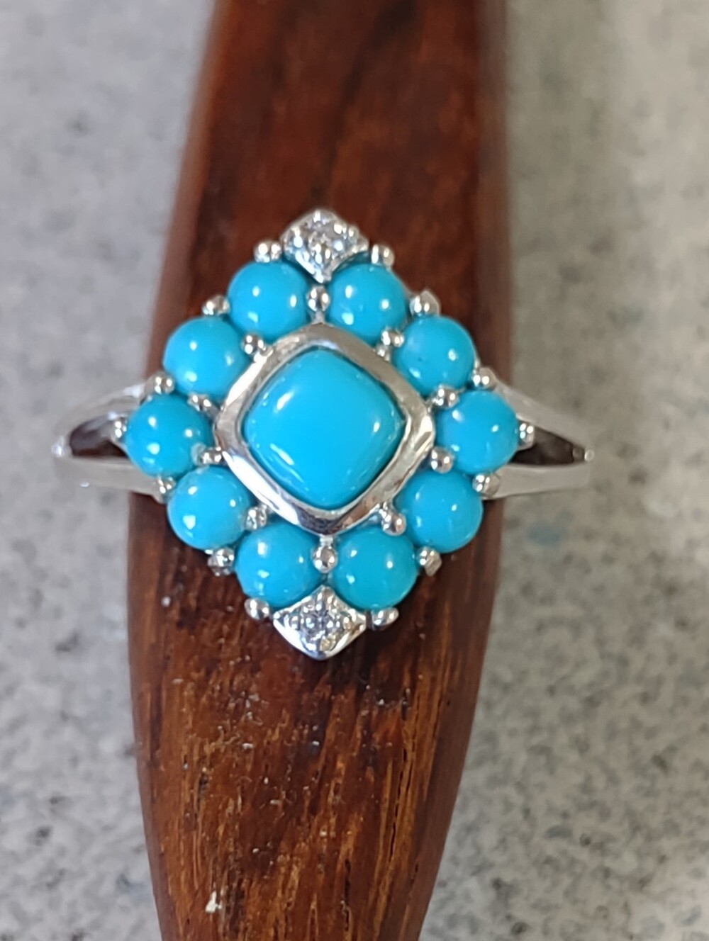 Final Price!*Turquoise Sterling Ring(9)